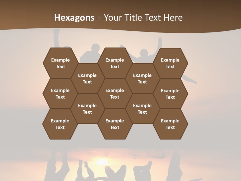 Beautiful Coast Hands PowerPoint Template