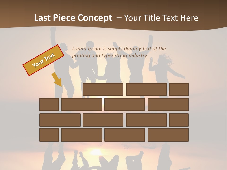 Beautiful Coast Hands PowerPoint Template