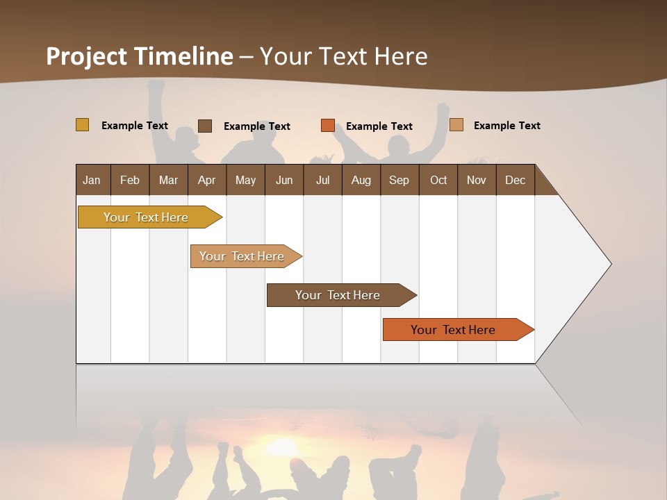 Beautiful Coast Hands PowerPoint Template
