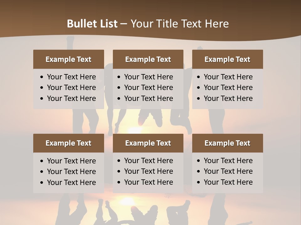 Beautiful Coast Hands PowerPoint Template