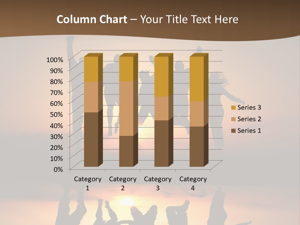 Beautiful Coast Hands PowerPoint Template