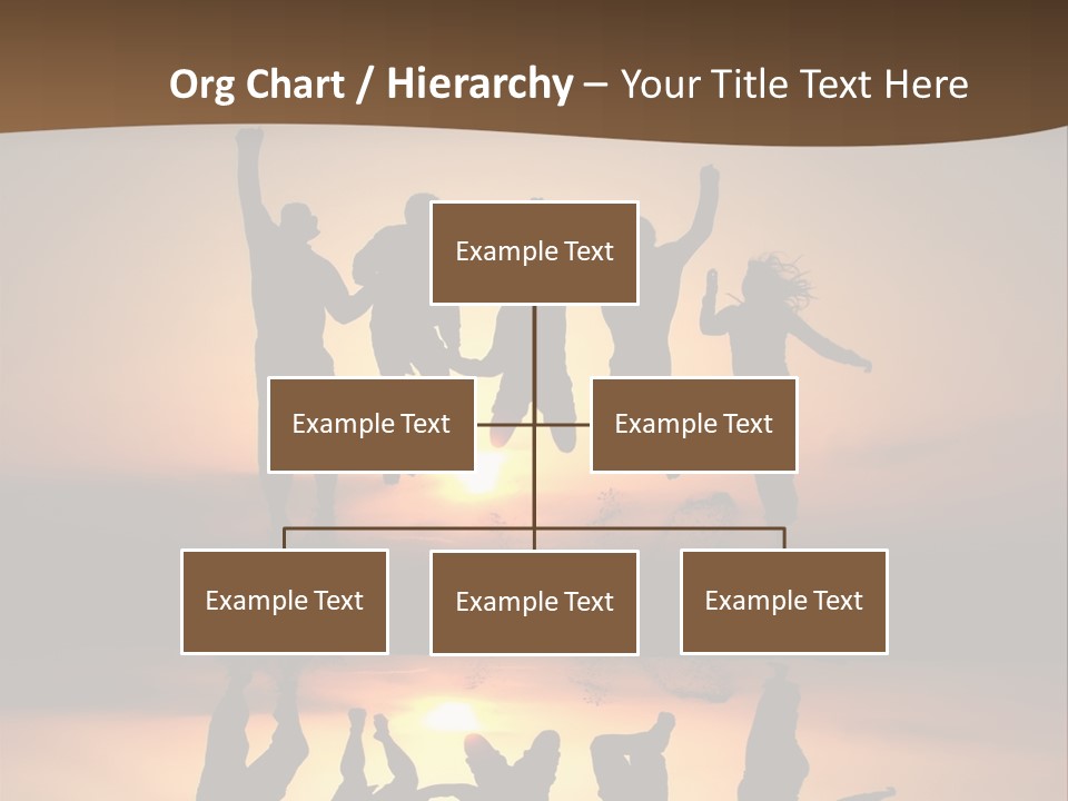 Beautiful Coast Hands PowerPoint Template