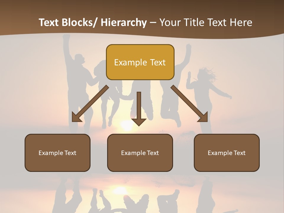 Beautiful Coast Hands PowerPoint Template