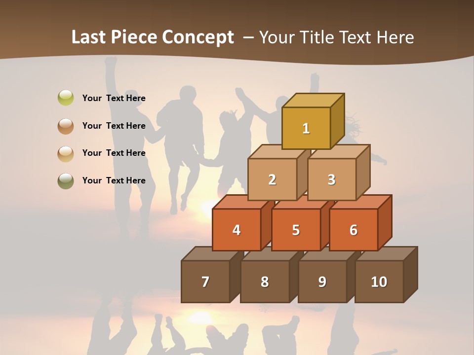 Beautiful Coast Hands PowerPoint Template