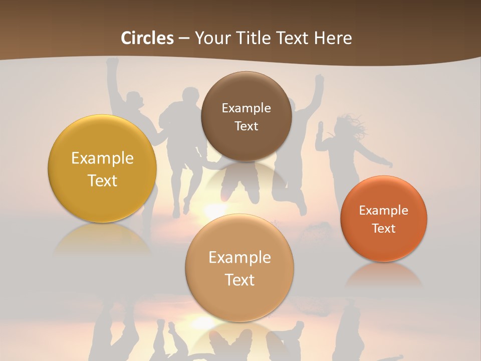 Beautiful Coast Hands PowerPoint Template