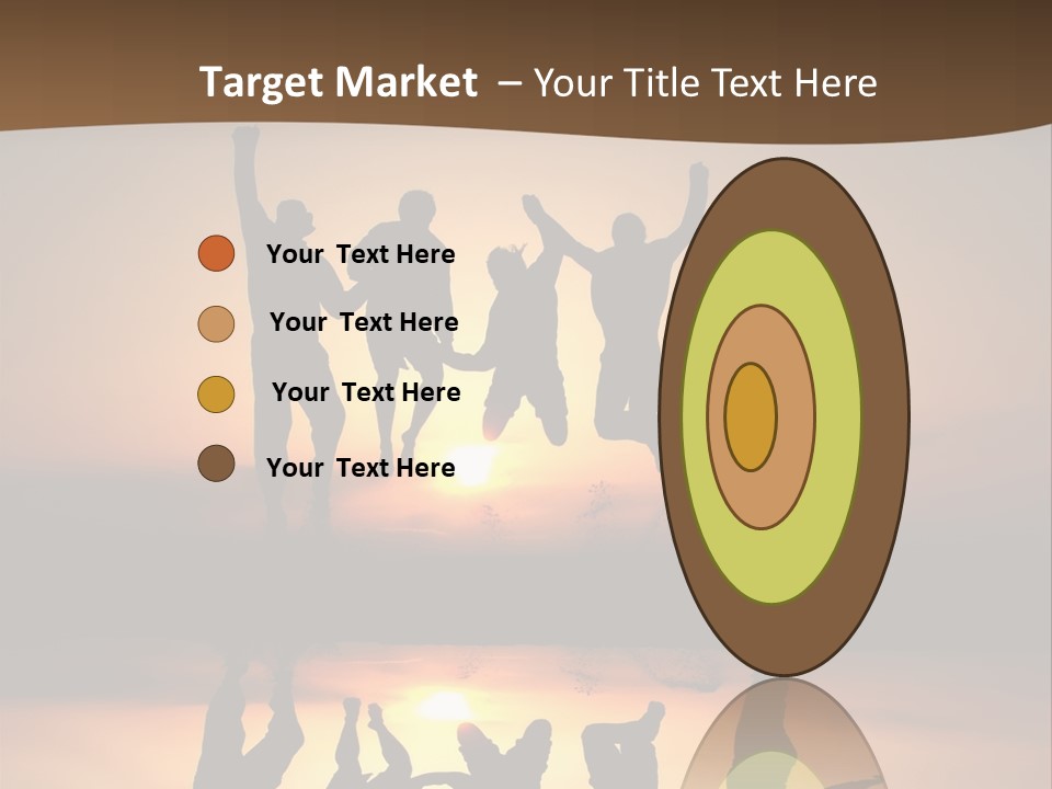 Beautiful Coast Hands PowerPoint Template