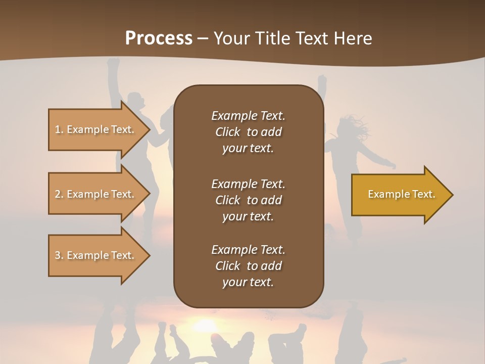 Beautiful Coast Hands PowerPoint Template