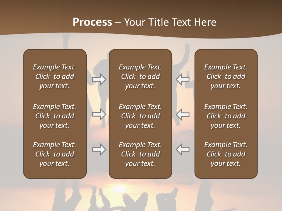 Beautiful Coast Hands PowerPoint Template