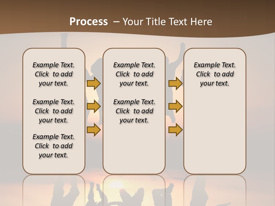 Beautiful Coast Hands PowerPoint Template