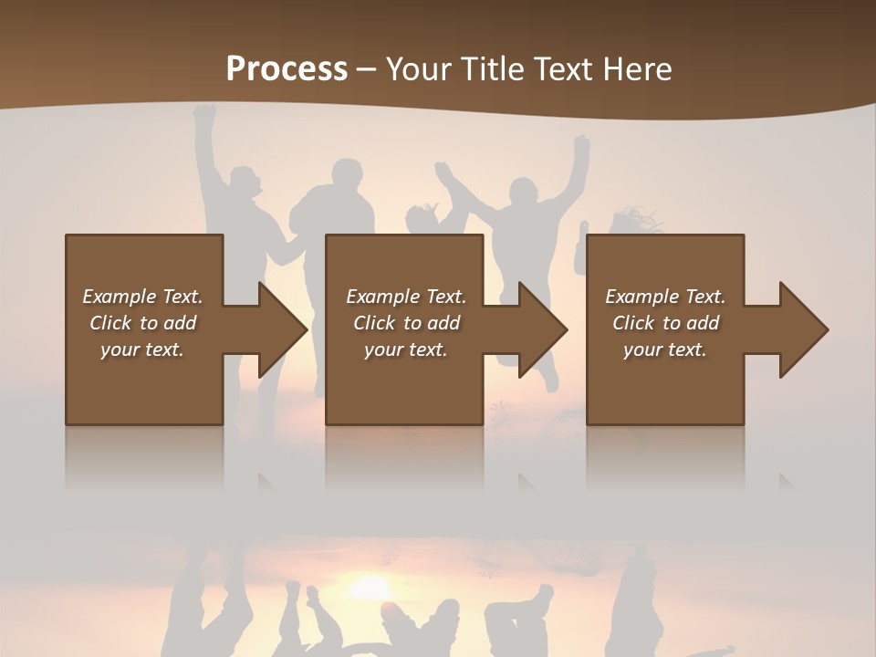 Beautiful Coast Hands PowerPoint Template