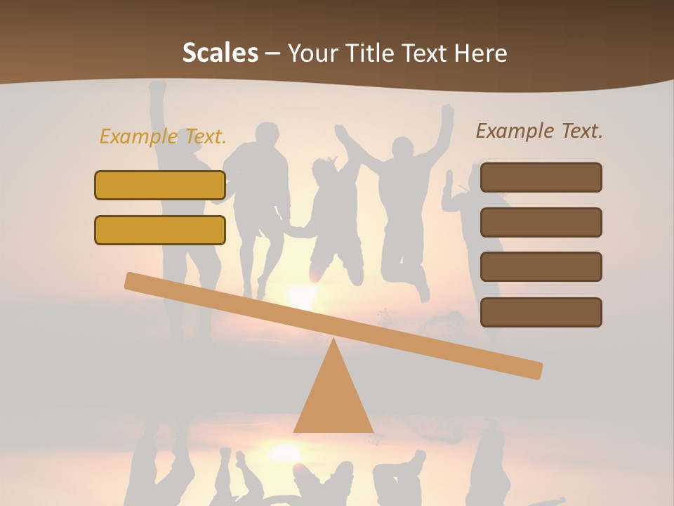 Beautiful Coast Hands PowerPoint Template