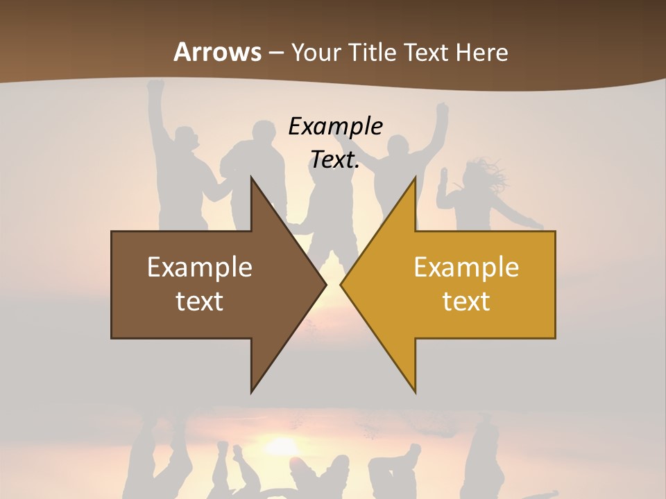 Beautiful Coast Hands PowerPoint Template