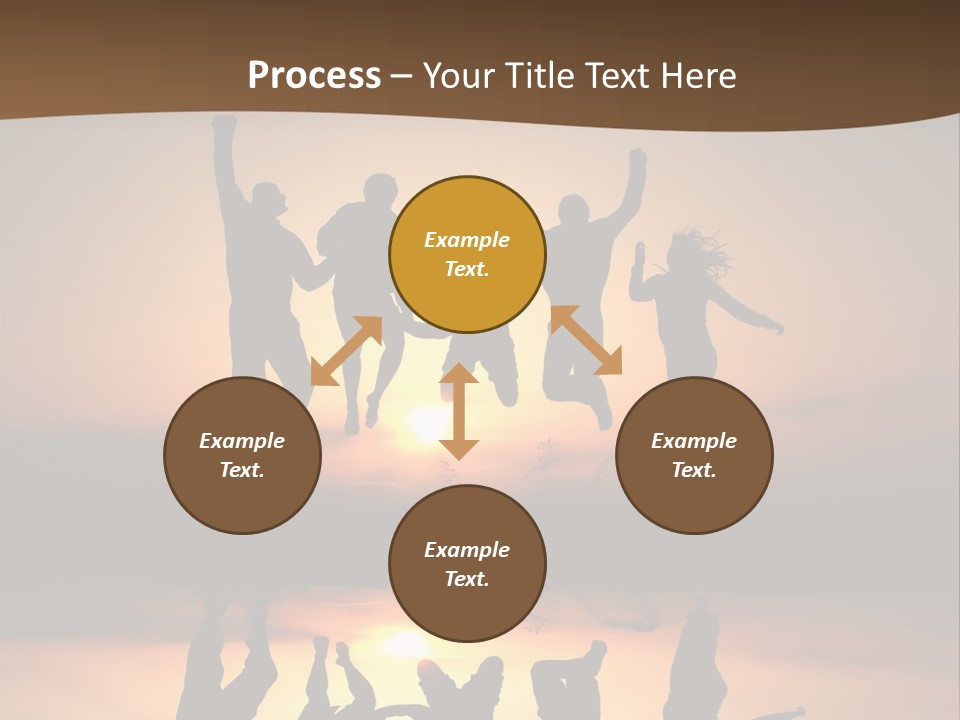 Beautiful Coast Hands PowerPoint Template