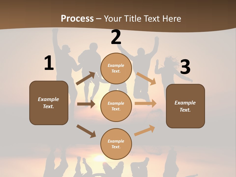 Beautiful Coast Hands PowerPoint Template