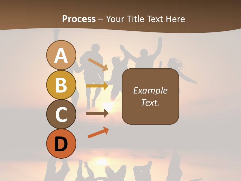 Beautiful Coast Hands PowerPoint Template