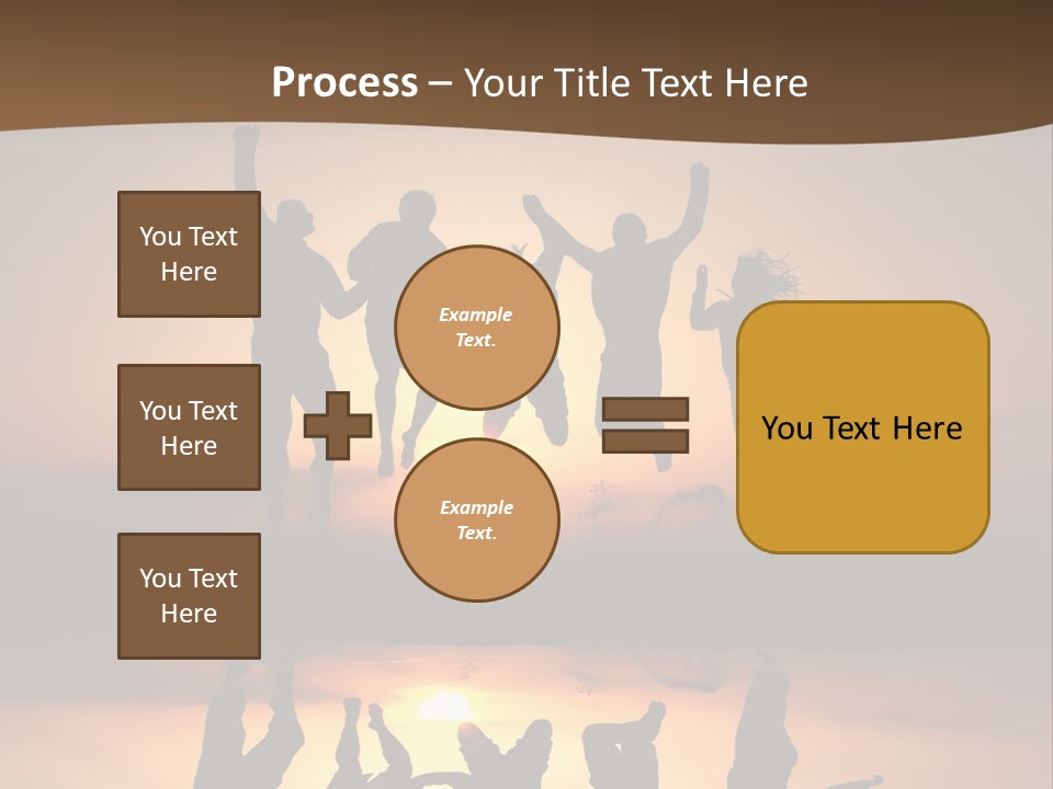 Beautiful Coast Hands PowerPoint Template