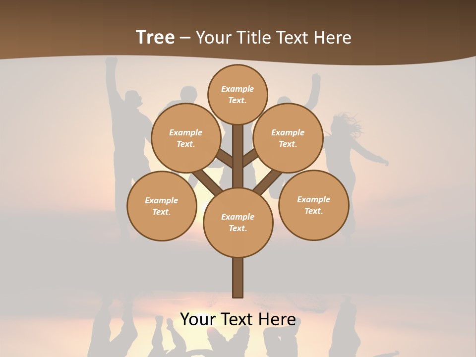 Beautiful Coast Hands PowerPoint Template