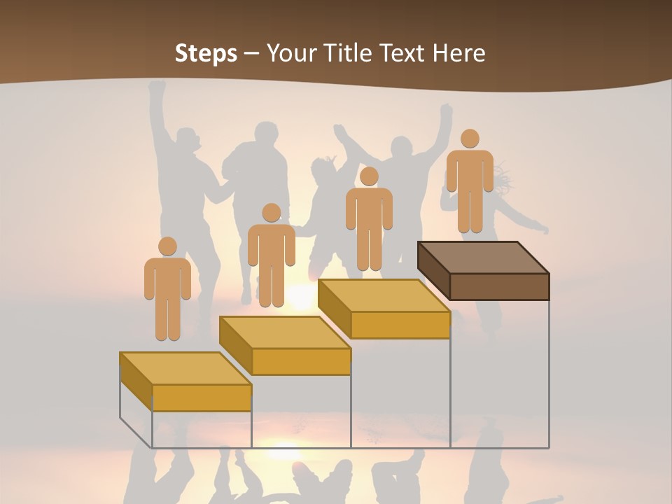 Beautiful Coast Hands PowerPoint Template