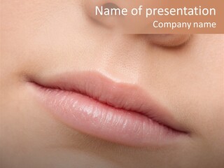 Pure Makeup Teenage PowerPoint Template