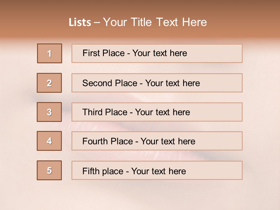Pure Makeup Teenage PowerPoint Template
