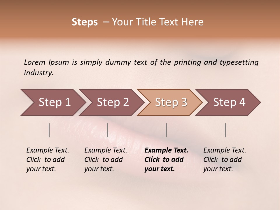 Pure Makeup Teenage PowerPoint Template