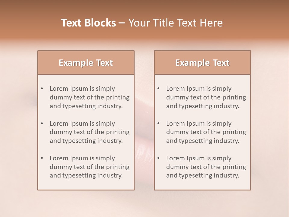 Pure Makeup Teenage PowerPoint Template