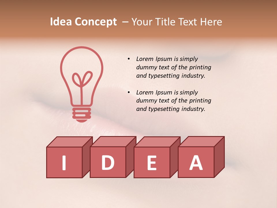 Pure Makeup Teenage PowerPoint Template