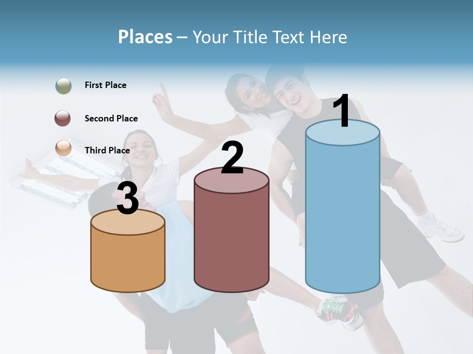 Happy Fit Yoga PowerPoint Template