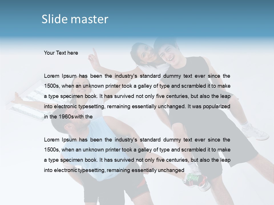 Happy Fit Yoga PowerPoint Template