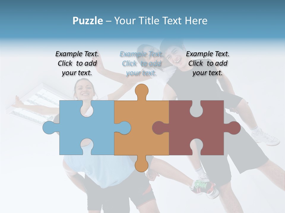 Happy Fit Yoga PowerPoint Template