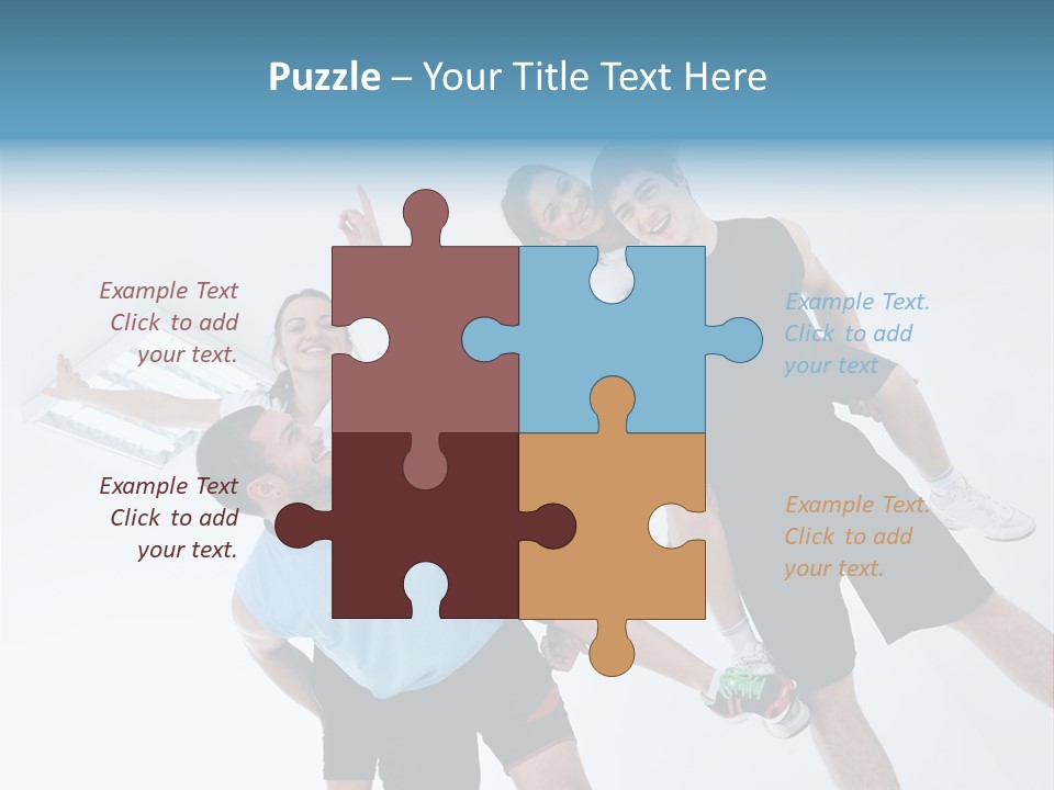 Happy Fit Yoga PowerPoint Template