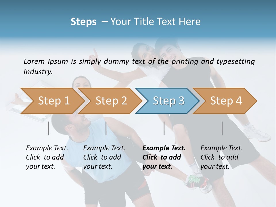 Happy Fit Yoga PowerPoint Template