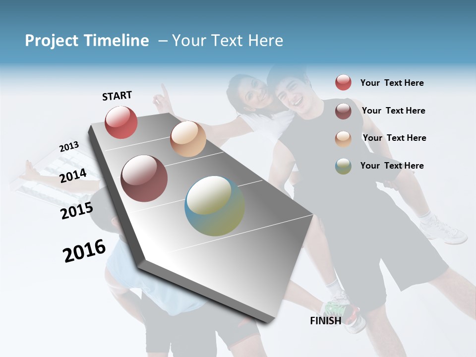 Happy Fit Yoga PowerPoint Template