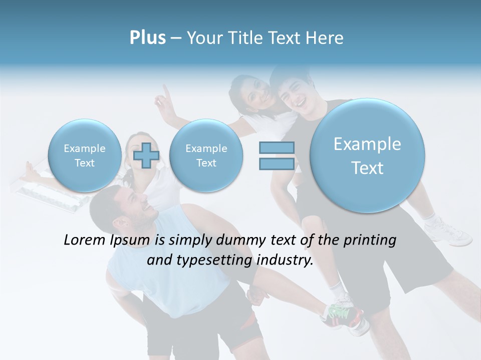 Happy Fit Yoga PowerPoint Template