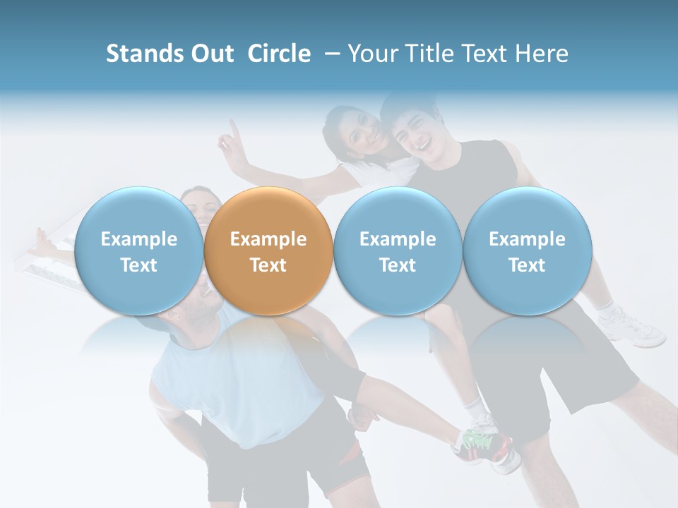 Happy Fit Yoga PowerPoint Template