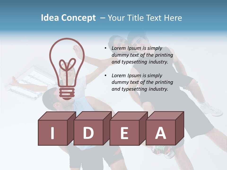 Happy Fit Yoga PowerPoint Template