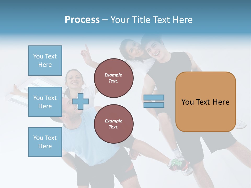Happy Fit Yoga PowerPoint Template