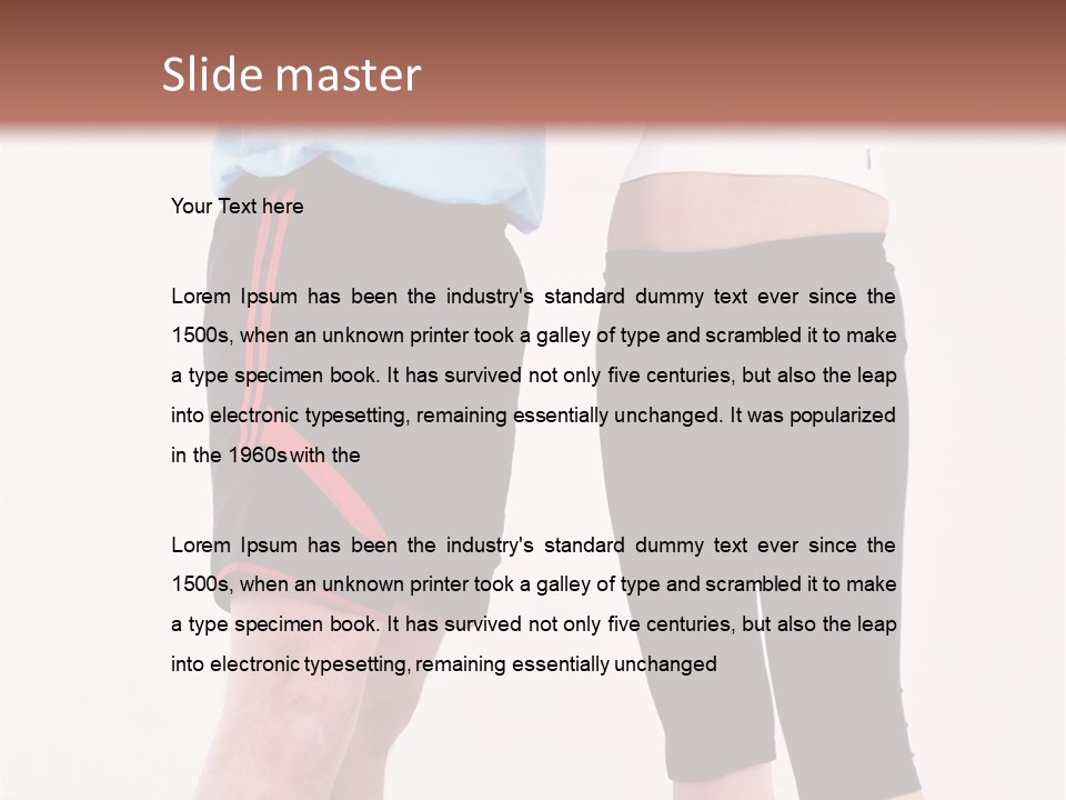 People Cheerful Person PowerPoint Template