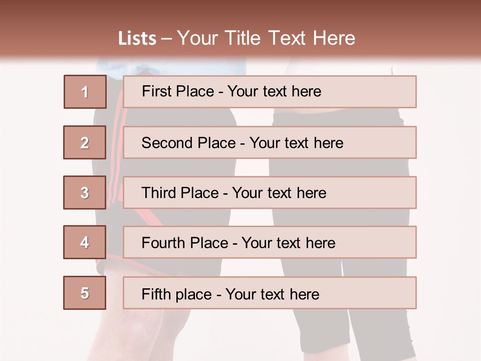 People Cheerful Person PowerPoint Template