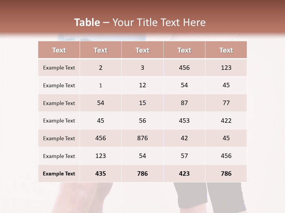 People Cheerful Person PowerPoint Template