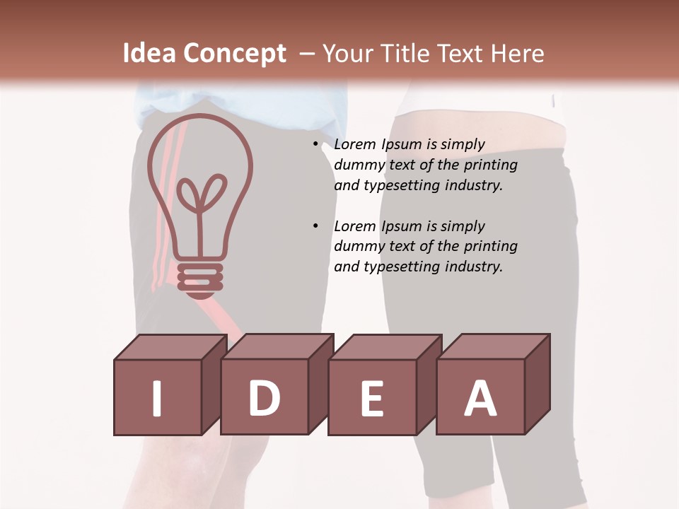 People Cheerful Person PowerPoint Template