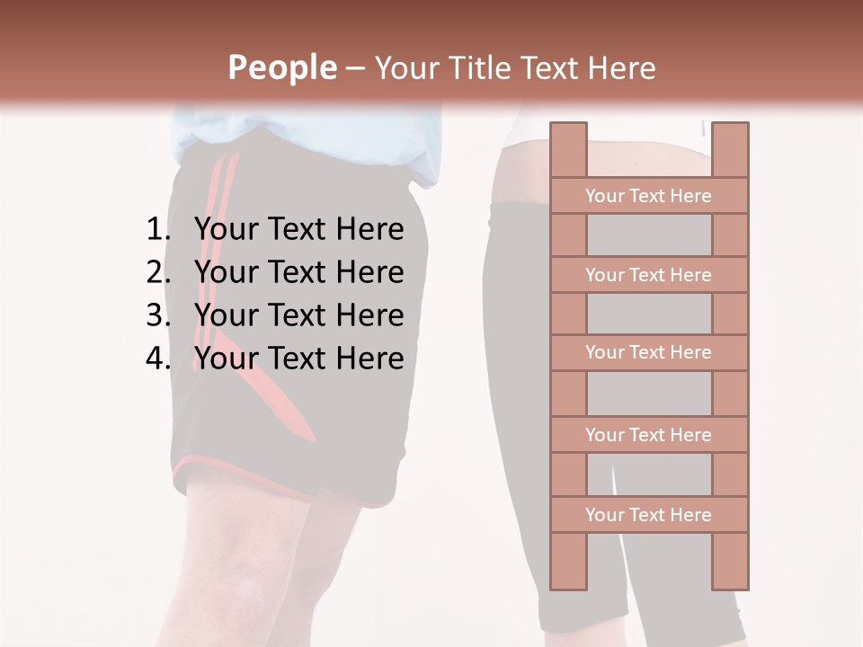 People Cheerful Person PowerPoint Template