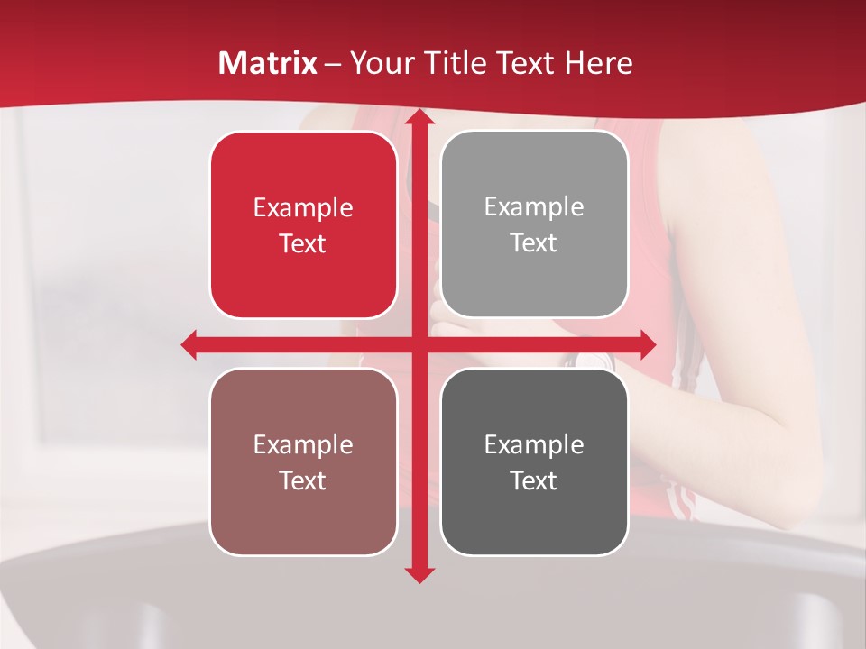 Athlete Female Fit PowerPoint Template