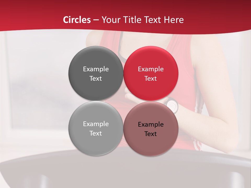 Athlete Female Fit PowerPoint Template