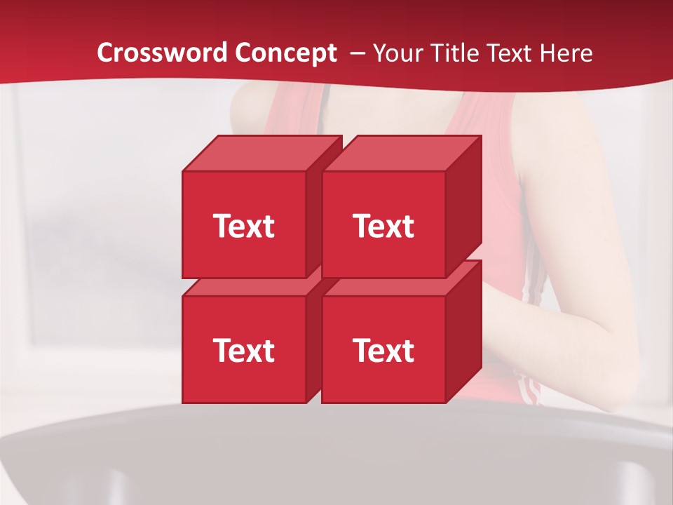 Athlete Female Fit PowerPoint Template