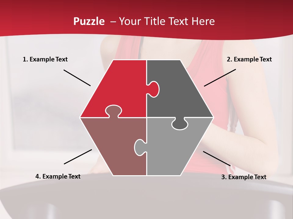 Athlete Female Fit PowerPoint Template