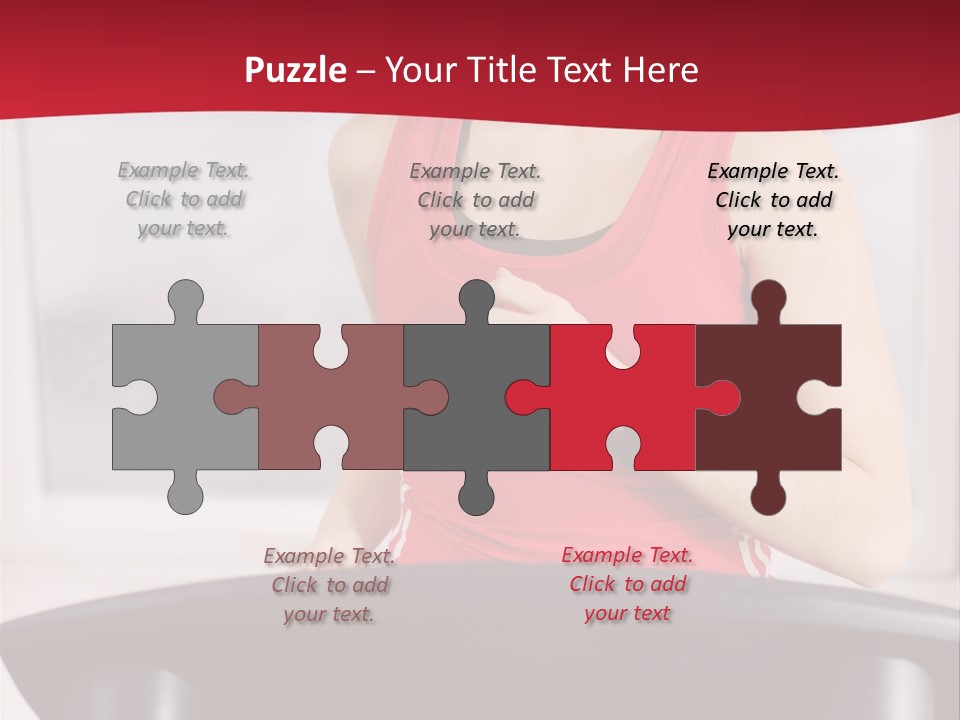 Athlete Female Fit PowerPoint Template