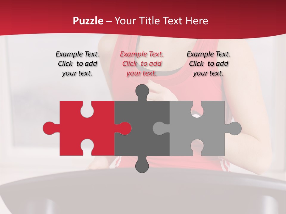 Athlete Female Fit PowerPoint Template