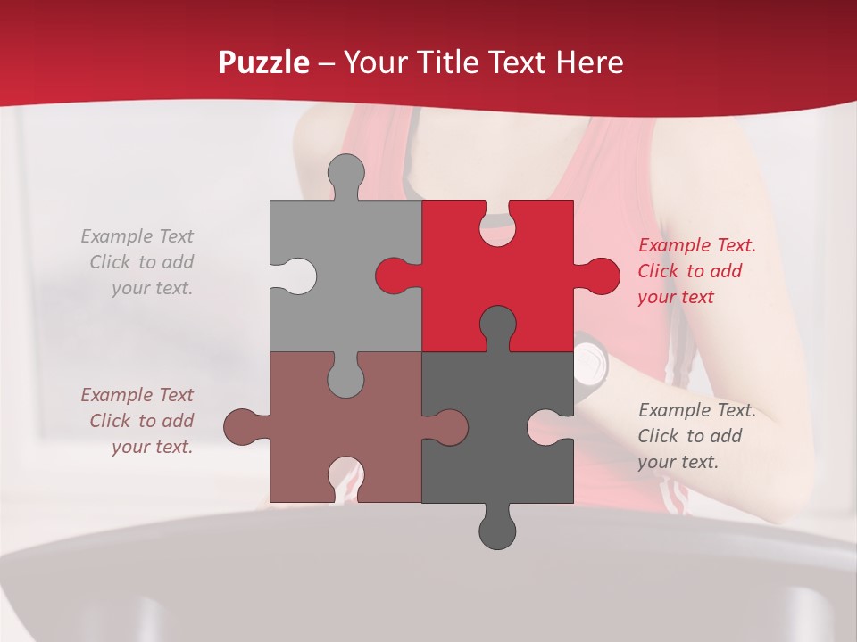 Athlete Female Fit PowerPoint Template