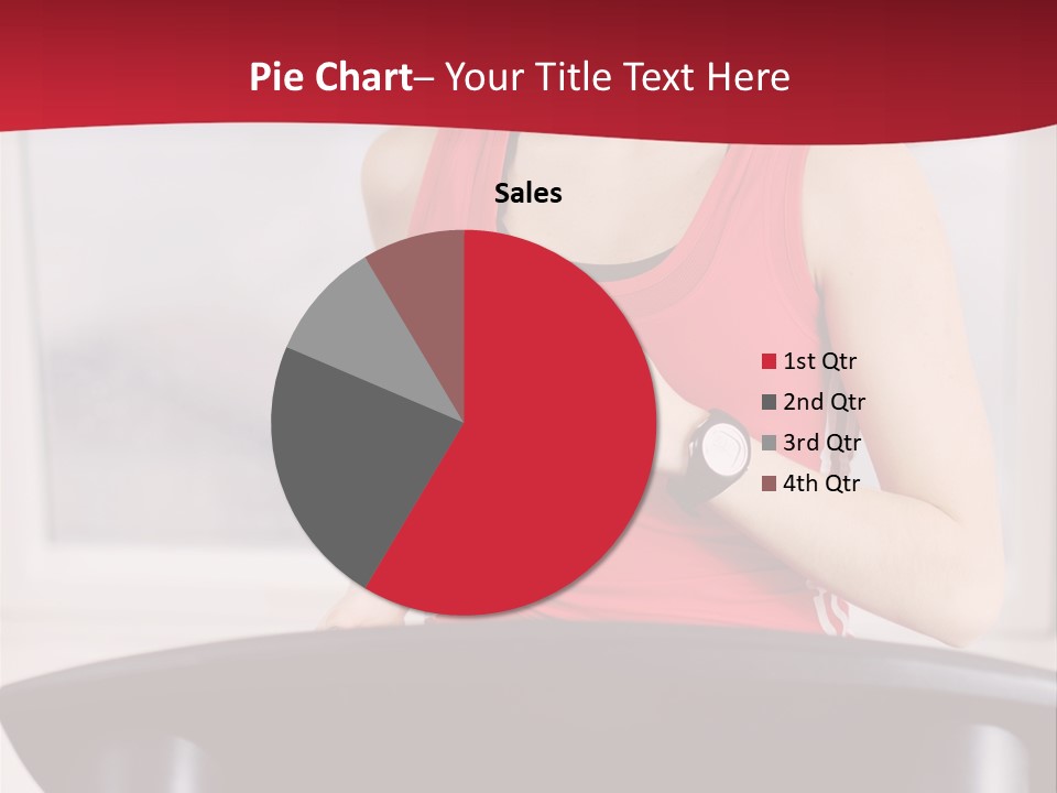 Athlete Female Fit PowerPoint Template